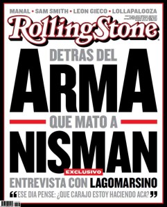 Tapa Revista Rolling Stone marzo 2015