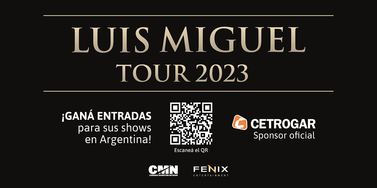 Cetrogar sorteará entradas para ver a Luis Miguel en la Argentina