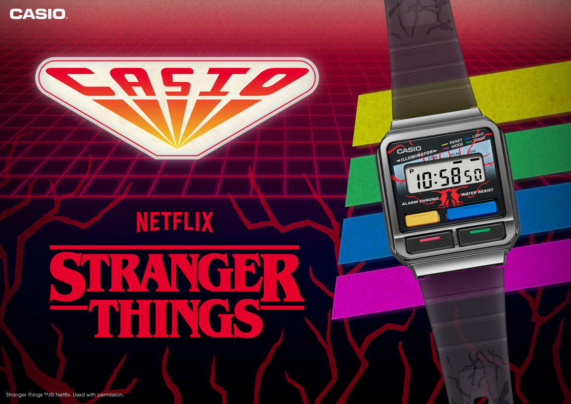 Casio Lanza Un Reloj Digital En Colaboraci N Con Stranger Things La Serie De Netflix Con